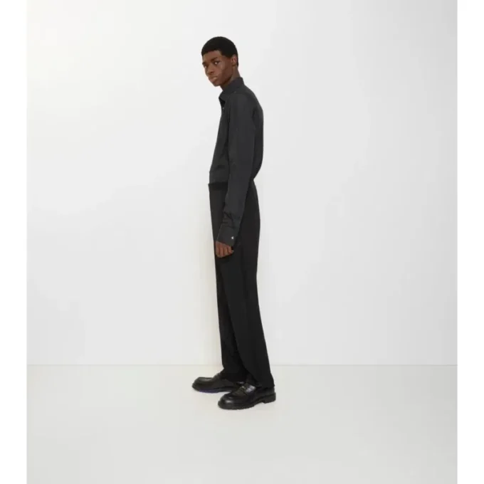 Pantaloni de smoking din lână Grain De Poudre Pantaloni de smoking din lână Grain De Poudre