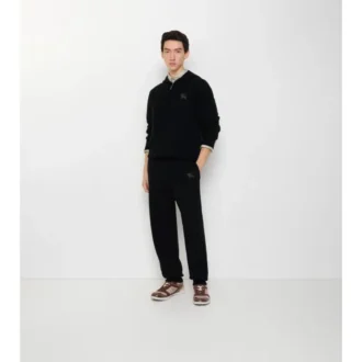 Pantaloni de trening din amestec de lână