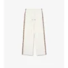 Pantaloni de trening din bumbac cu borduri în carouri