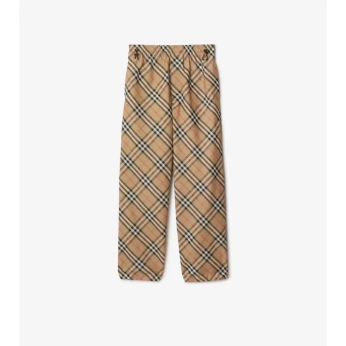 Pantaloni din sârgă cu carouri Pantaloni din sârgă cu carouri