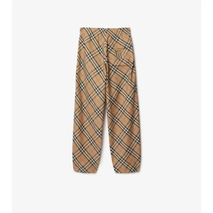Pantaloni din sârgă cu carouri Pantaloni din sârgă cu carouri