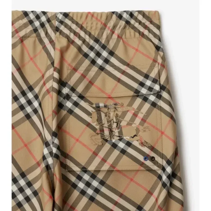 Pantaloni din sârgă cu carouri Pantaloni din sârgă cu carouri