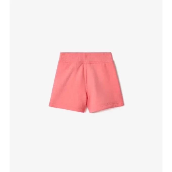 Pantaloni scurți din bumbac cu bordură în carouri