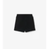 Pantaloni scurți din bumbac cu bordură în carouri Pantaloni scurți din bumbac cu bordură în carouri