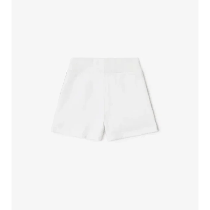 Pantaloni scurți din bumbac cu bordură în carouri
