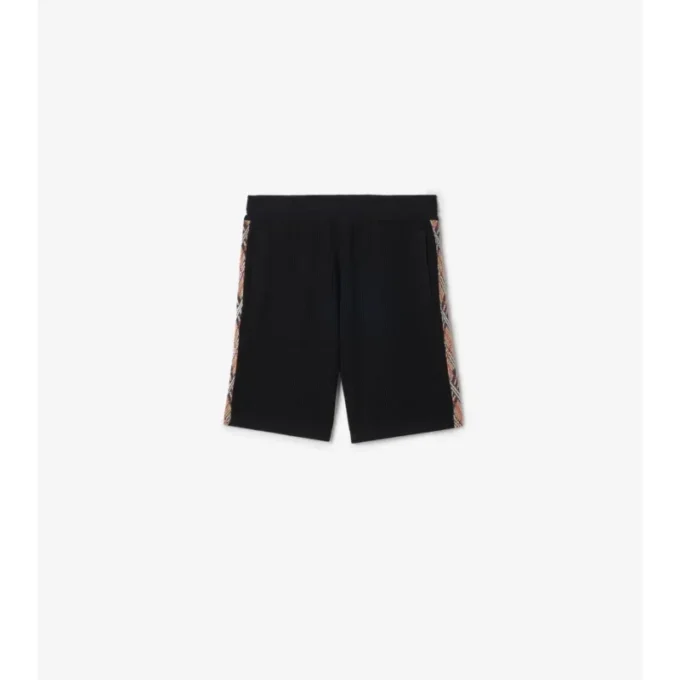 Pantaloni scurți din bumbac cu borduri
