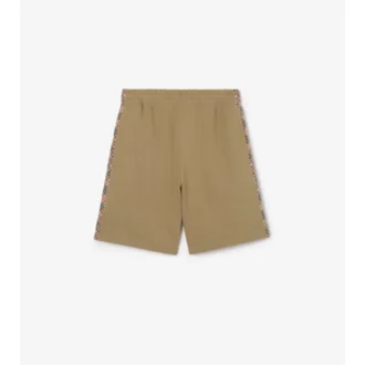 Pantaloni scurți din bumbac cu borduri