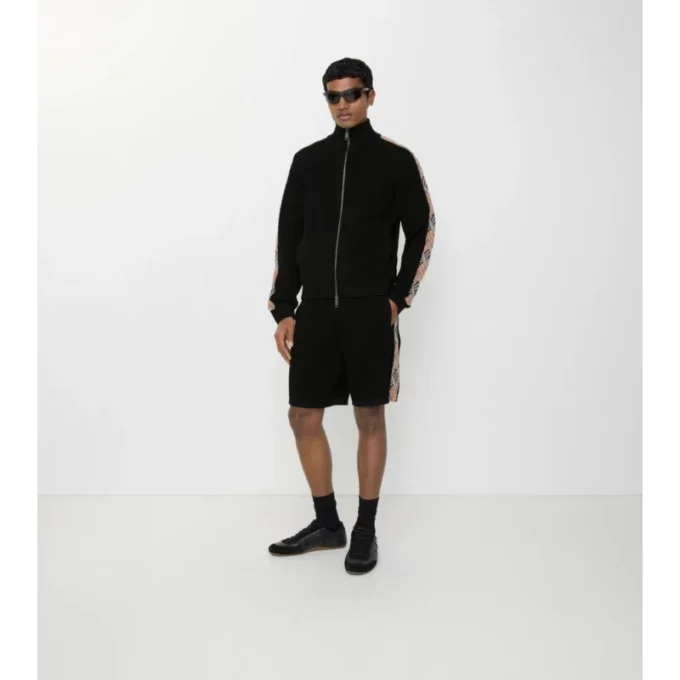Pantaloni scurți din bumbac cu borduri