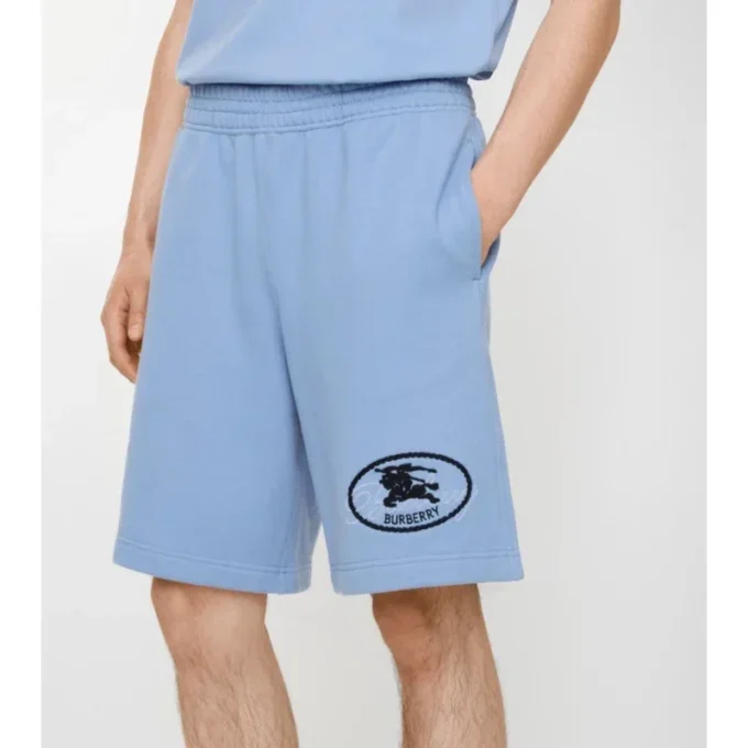 Pantaloni scurți din bumbac cu imprimeu Knight