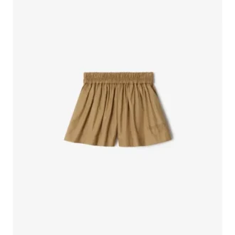 Pantaloni scurți din bumbac cu imprimeu în carouri