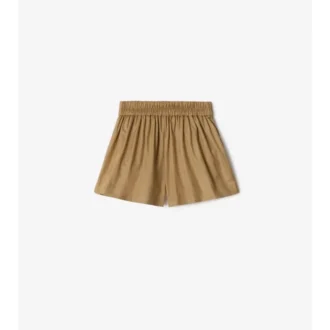 Pantaloni scurți din bumbac cu imprimeu în carouri