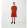 Pantaloni scurți din bumbac cu logo gotic