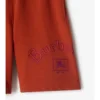 Pantaloni scurți din bumbac cu logo gotic