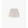 Pantaloni scurți din bumbac cu margarete Pantaloni scurți din bumbac cu margarete