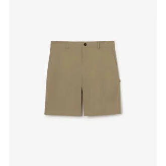 Pantaloni scurți din bumbac twill