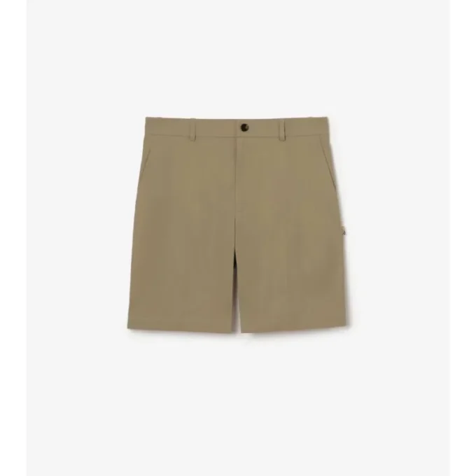 Pantaloni scurți din bumbac twill