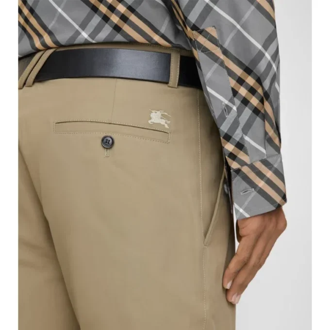 Pantaloni scurți din bumbac twill