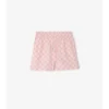 Pantaloni scurți din poplin de bumbac cu model în damă EKD Pantaloni scurți din poplin de bumbac cu model în damă EKD