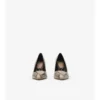 Pantofi pumps Dame din piele cu imprimeu de piton 