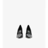 Pantofi pumps Dame din piele cu imprimeu în carouri Pantofi pumps Dame din piele cu imprimeu în carouri