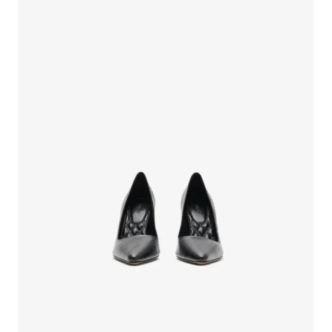 Pantofi pumps Dame din piele cu imprimeu în carouri Pantofi pumps Dame din piele cu imprimeu în carouri