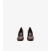 Pantofi pumps din piele cu model în carouri Pantofi pumps din piele cu model în carouri