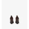 Pantofi pumps din piele cu model în carouri Pantofi pumps din piele cu model în carouri