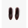 Pantofi pumps din piele cu model în carouri Pantofi pumps din piele cu model în carouri