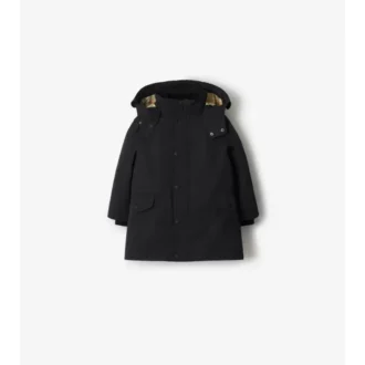 Parka detașabilă din nailon călduroasă