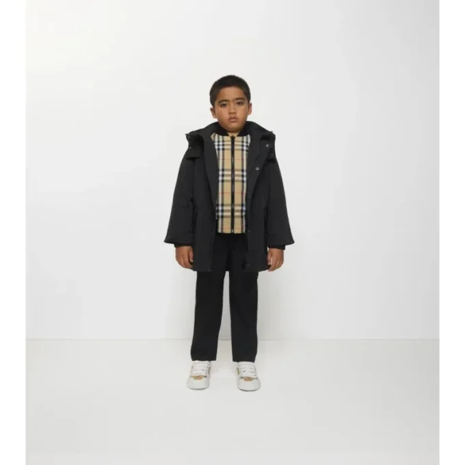 Parka detașabilă din nailon călduroasă Parka detașabilă din nailon călduroasă