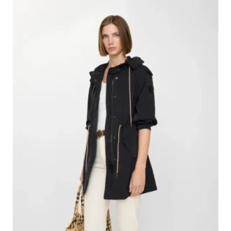 Parka din nailon elastic
