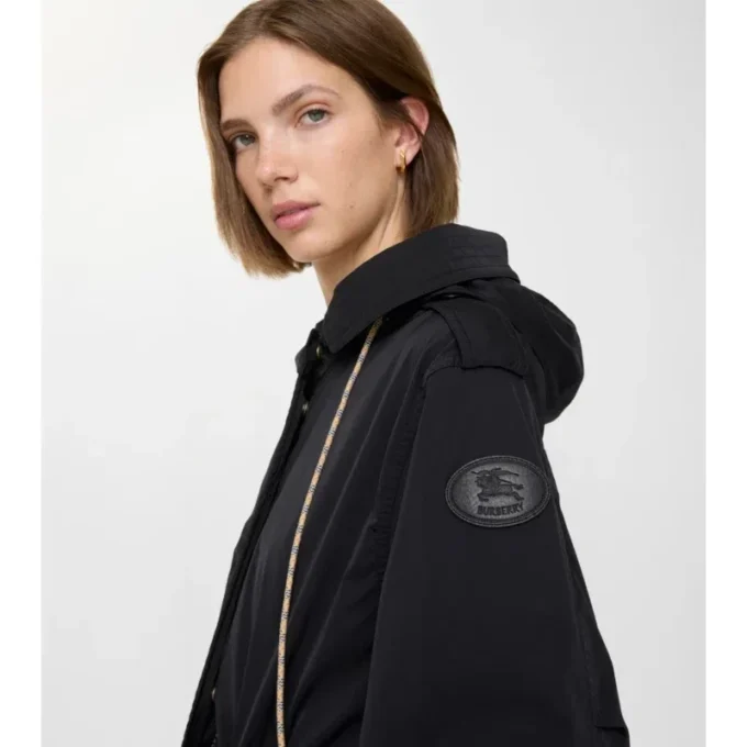 Parka din nailon elastic Parka din nailon elastic