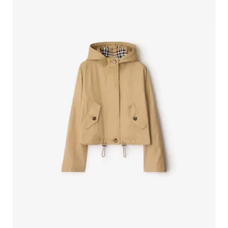 Parka scurtă din Gabardine