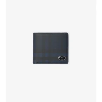 Portofel bifold cu monede Check 