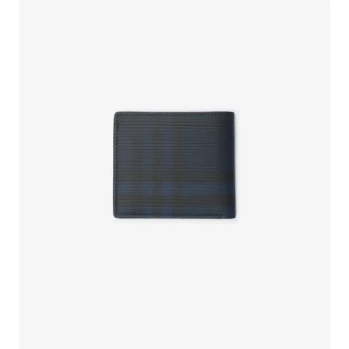 Portofel bifold cu monede Check Portofel bifold cu monede Check