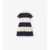 Rochie-cămașă din bumbac cu dungi și bordură în carouri Rochie-cămașă din bumbac cu dungi și bordură în carouri