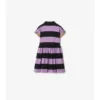 Rochie-cămașă din bumbac cu dungi și bordură în carouri Rochie-cămașă din bumbac cu dungi și bordură în carouri