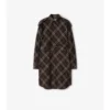 Rochie-cămașă din flanelă de bumbac cu imprimeu în carouri Rochie-cămașă din flanelă de bumbac cu imprimeu în carouri