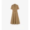 Rochie-cămașă din poplin de bumbac