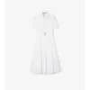 Rochie-cămașă din poplin de bumbac