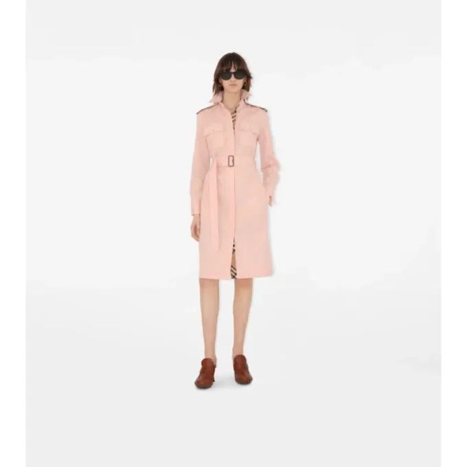 Rochie-cămașă din poplin de bumbac