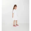 Rochie de tip tricou din bumbac cu borduri în carouri