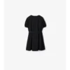 Rochie de tip tricou din bumbac cu borduri în carouri