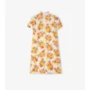 Rochie din amestec de bumbac cu imprimeu floral Rochie din amestec de bumbac cu imprimeu floral