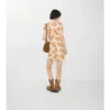 Rochie din amestec de bumbac cu imprimeu floral Rochie din amestec de bumbac cu imprimeu floral