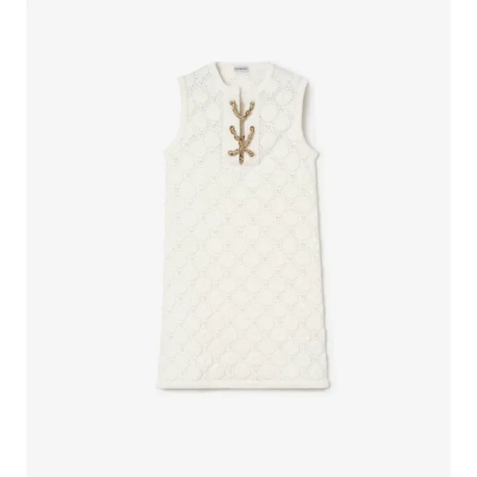 Rochie din bumbac croșetat Rochie din bumbac croșetat