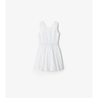 Rochie din bumbac cu borduri în carouri