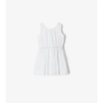 Rochie din bumbac cu borduri în carouri