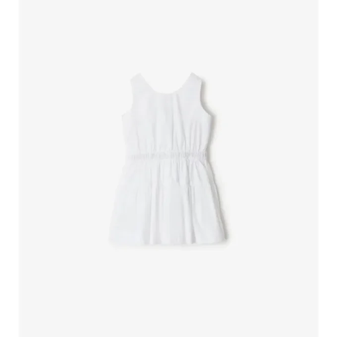 Rochie din bumbac cu borduri în carouri