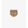 Rochie din bumbac cu borduri în carouri și pantaloni scurți